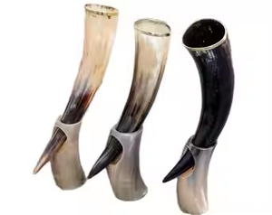 Corne à boire viking en corne de buffle écologique la plus vendue, artisanale, de qualité alimentaire, artisanat d'exportation, décorative par Saniya Handicraft - Product Image 6