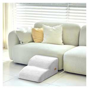 บันไดสัตว์เลี้ยง [AllmioPet] ผ้าเนื้อนุ่มแบบ Soft Cloud 2 ขั้น สีเทา AMP 2 GR บันไดสำหรับสุนัขและแมว เพื่อการใช้ชีวิตในบ้านที่สะดวกสบาย - Product Image 1