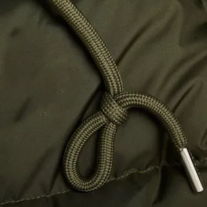 Gilet matelassé respirant avec logo personnalisé en polyester style duvet, chaud pour l'hiver, vêtements d'extérieur sans manches pour hommes, vestes - Product Image 4