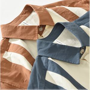 <b>Men's</b> <b>Shirts</b> Custom Summer Vintage Cotton Casual Loose Fitting Holiday <b>Cuban</b> Collar <b>Shirt</b> of <b>Men</b> - Product Image 5