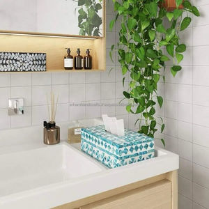 Boîte à mouchoirs en nacre moderne et en os pour la maison et le bureau et le restaurant boîte de tishu au PRIX DE GROS PAR L'ARTISANAT DE LUXE - Product Image 3