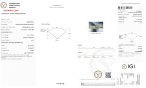 Diamant de laboratoire de taille marquise, clarté VS, bleu vif fantaisie, 7,5 CT, taille marquise, certifié IGI, prix de gros - Product Image 2