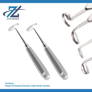 Instruments de chirurgie dentaire de haute qualité Doyen Finition satinée Élévateur périostique et costal Instruments en acier inoxydable gauche droite - Product Image 2