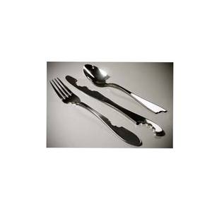 Juego de cubiertos rústicos elegantes ecológicos de acero inoxidable con mango de diseño Royal Bite Juego de cubiertos Royal - Product Image 1