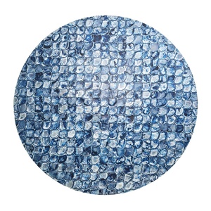 Mother of Pearl Inlay Placemat Luxury Wholesale <b>Round</b> <b>Table</b> Placemat for Dining <b>Table</b> Handmade From Vietnam - Product Image 1