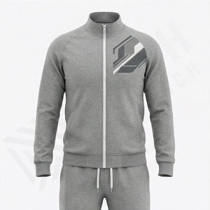 Ensemble de survêtement unisexe en microfibre Premium Microtech, vêtements de sport d'hiver et d'été, ensemble de jogging athlétique, couleur personnalisée, coupe ajustée et chaude - Product Image 1