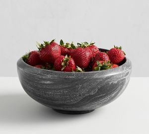 Cuenco de mármol con base de latón, vajilla, tazón de piedra de mármol, artesanía, tazón de frutas de mármol, bajo precio - Product Image 3