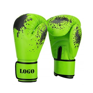 Gants de boxe professionnels en cuir PU personnalisés avec logo sur mesure pour l'entraînement – Vente en gros - Product Image 6