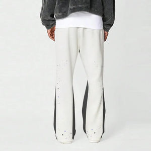 ชุดวอร์มฮิปฮอปทรงขาบานสำหรับผู้ชาย ผ้าฟลีซบุใน ผ้าฝ้ายผสม 100% สวมใส่สบาย - Product Image 4