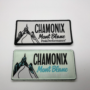 Parche bordado personalizado de alta densidad, parche tejido exterior de buena calidad con logotipo de diseño de moda, etiqueta de velcroparche duradero con gancho - Product Image 5