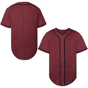 Wholesale Fashion Heat-Transfer Custom Baseball Jerseys Professional Design High Quality Stitching Training Plus Size Breathable - Product Image 1