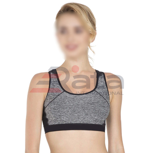 Sujetador deportivo de gimnasio gris para mujer, diseño personalizado, calidad superior, ligero y transpirable, talla grande, estilo más nuevo - Product Image 1