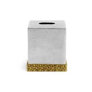 Boîte à mouchoirs en métal taille moyenne maison et hôtel Ware meilleure qualité élégant porte-serviettes de salle de bain accessoire de vaisselle élégant - Product Image 1