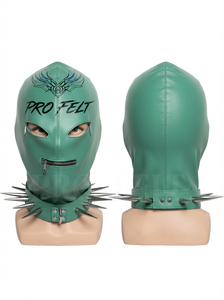 Vente en gros de masques en cuir de style mode pour l'extérieur avec logo brodé personnalisé, protection UV, pour hommes et femmes - Product Image 3