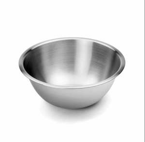 Vente chaude 304 Bol à mélanger pour salade et fruits en acier inoxydable Design rond pour restaurant et cuisine - Product Image 2