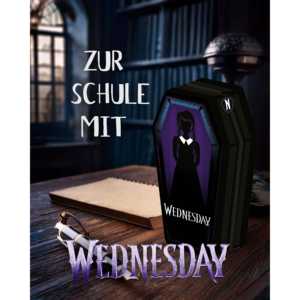 Estuche para Lápices Wednesday Coffin, Producto Elegante y Novedoso para la Escuela y la Oficina - Product Image 3