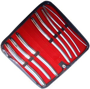 Ensemble de 8 dilatateurs gynécologiques Hegar pour diagnostics utérins et urétraux, instrument chirurgical en acier inoxydable - Product Image 4