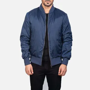 Neueste Art Mode benutzer definierte hochwertige Herren Nylon wasserdicht ma 1 Flug Bomber jacke Herren