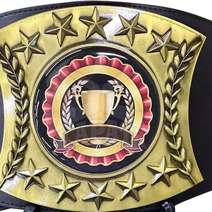 เข็มขัดหนังมวยปล้ำน้ำหนักเบาออกแบบได้ตามต้องการอุปกรณ์ศิลปะการต่อสู้ - Product Image 6