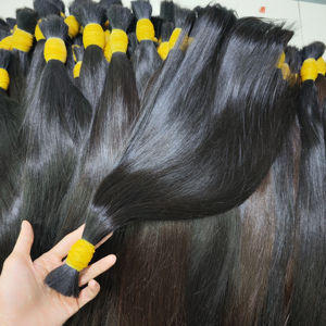 2025 Venta caliente de alta calidad al por mayor de cutícula completa extensiones de cabello crudo liso 100% cabello Remy vietnamita cabello fino a granel - Product Image 1