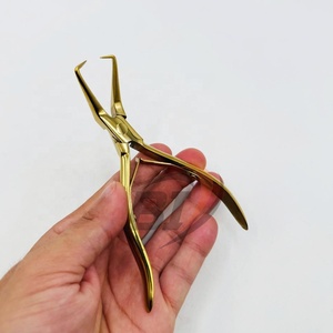 Stainless Steel Micro <b>Beads</b> Opener Plier Gold Plasma Hair Weaving Chinese Hair <b>Extension</b> Tools Custom Logo <b>Beads</b> Removal Pliers - Product Image 2