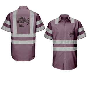 Ropa DE SEGURIDAD reflectante duradera, equipos industriales, conjunto general resistente a la intemperie, babero impermeable, camisa abotonada, cuello redondo, seguridad - Product Image 6