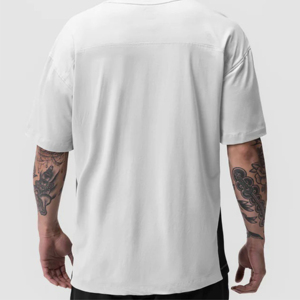 2026, venta al por mayor, camiseta de gran tamaño para hombre, camiseta de talla grande con logotipo personalizado liso, camiseta de alta calidad para hombre - Product Image 3