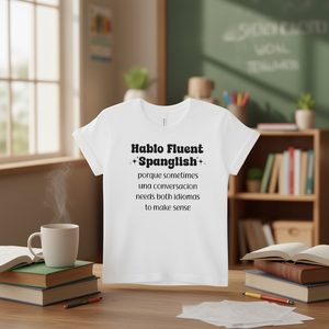 Camiseta divertida para hablantes de español, regalo para profesores de español, camiseta promocional cómica - Product Image 2