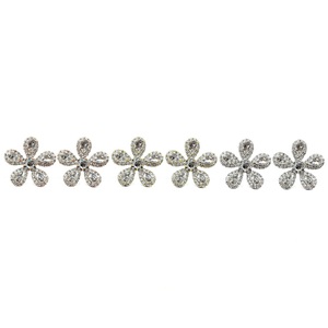 Fine élégante Vintage Design de haute qualité 18k solide or blanc véritable diamant poire coupe à la main boucle d'oreille fête d'anniversaire de mariage - Product Image 4