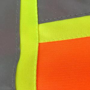 Gilet réfléchissant de sécurité haute visibilité Construction de sécurité Gilet réfléchissant Vêtements de travail avec logo Prix bon marché - Product Image 2