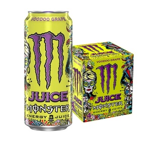 Boisson Énergisante Monster Energy Juice Voodoo Grape Flavor 473 ml en Canette – Grande Demande, Idéale pour les Acheteurs en Gros - Product Image 3