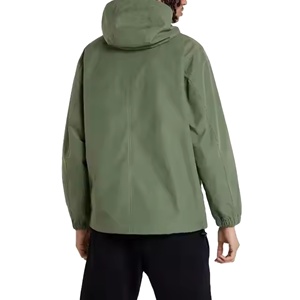 Chaqueta Cortavientos Impermeable con Cremallera Delantera y Bolsillo, Chaqueta Anorak con Capucha y Forro de Plumón, Unisex, para Todas las Temporadas, 2026 - Product Image 4