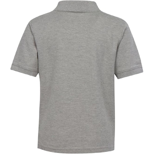 Polo gris jaspeado. Prenda informal elegante y cómoda diseñada para un look moderno, sencillo y diario. Hecho de tela suave. - Product Image 2