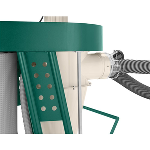 Colector de Polvo Ciclónico Portátil de Alta Eficiencia NUEVO G0862 de 3HP con Tambor de Acero de 45 a 55 Galones - Product Image 4