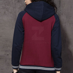 Pakistán fabricado de alta calidad transpirable invierno Casual Mujer con capucha cremallera sudaderas con capucha 100% algodón - Product Image 2