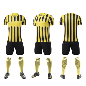 Conjunto de uniforme de fútbol personalizable de secado rápido para hombre y mujer, jersey de partido de entrenamiento compatible con OEM, ropa de fútbol con estampado de logotipo y nombre - Product Image 1