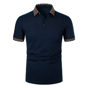 Hot Sale Fashion Snel Droog Heren Shirt Korte Mouwen Vrijetijdskleding Street Wear Heren Poloshirt Sialkot Leveranciers