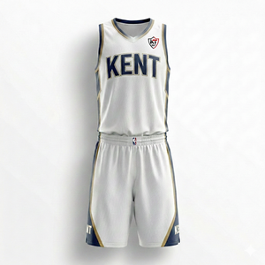 Ensemble d'uniformes de basket-ball personnalisés pour les écoles et les clubs, hommes et femmes, 100% polyester, maillot et short d'équipe, respirant, livraison rapide, OEM - Product Image 1