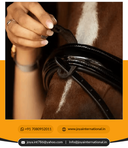 Bride de cheval en cuir sur bride en cuir indien de haute qualité Meilleure bride anatomique multifonctionnelle - Product Image 5