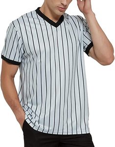 Camiseta personalizable de árbitro de fútbol de tela de punto personalizada para hombre de Hash International - Product Image 1
