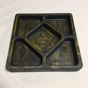 Plateau rond de plateau de service en bois d'acacia durable de haute qualité pour l'utilisation de restaurant d'hôtel à la maison fabriqué au Vietnam - Product Image 1