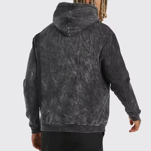 Sudadera extragrande de invierno personalizada, sudaderas con capucha de lavado ácido Boxy, ropa de calle de algodón 100% para hombre, Sudadera con capucha OEM ODM de peso pesado para hombre - Product Image 2