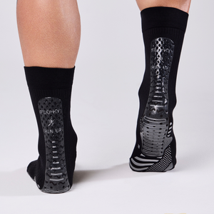 Floky Calza Run Up medium Sports <b>Socks</b> <b>Black</b> L-XL 44-47 - Product Image 5