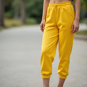 <b>Women</b> <b>Fleece</b> Polyester <b>Jogger</b> Sweatpants Ladies Outdoor Mid-weight Double Waistband Trouser Pajama <b>Women's</b> - Product Image 1