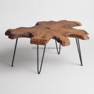 Vente en gros de table basse intérieure et extérieure de grande qualité supérieure métal et marbre nouveaux centres de table élégants décoratifs - Product Image 5