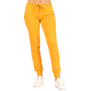 Collection tendance pour femmes : Pantalons de survêtement en tissu riche en coton, pantalons de survêtement d'hiver pour femmes en tissu polaire chaud - Product Image 1