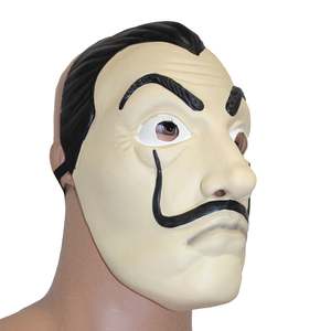 Máscaras de Mascarada de Salvador Dalí, Máscaras Faciales de Plástico de Terror para Halloween, Pascua, Fiestas y Otras Ocasiones - Product Image 3