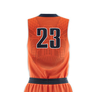 Maillot de basket-ball réversible en mesh de qualité supérieure pour hommes, dernier design de maillot de basket-ball, maillots de basket-ball personnalisés imprimés - Product Image 5