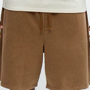 Pantalones Cortos Elásticos para Hombre de Algodón/Poliéster con Bolsillo Lateral y Cordón Ajustable, Acabado Lavado, Ajuste Relajado y Cómodo - Product Image 5
