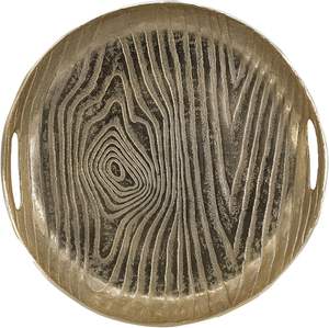 ถาดโลหะพื้นผิวสีทองหรูหราสำหรับเสิร์ฟอาหารเทศกาลวันหยุดที่สวยงามของขวัญที่ดีสำหรับคนรักวันหยุดขายดี - Product Image 1